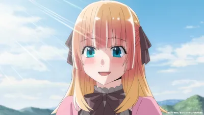 Vibrant Smiling Anime Character Blonde Abstract Wallpaper 4K 1920x1080 A, Vibrant, Hd, Wallpaper, Featuring, Smiling, Anime, Character, Blonde, Hair, Blue, Eyes, White, Ultrawide, Full HD