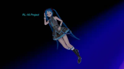 Vivid Hatsune Wallpaper Abstract Wallpaper 4K 3840x2160 Hatsune, Miku, Blender, Blue, World, Black, Ultrawide, 4k