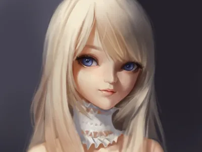 Blue Eyes Blonde Anime Abstract Wallpaper 4K 2480x1865 Blue, Eyes, Blonde, Anime, Original, Hd, Desktop, Wallpaper, Gray, Landscape, Full HD