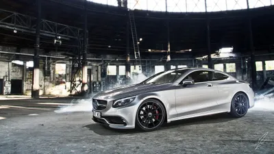 Silver Benz Class Coupe Abstract Wallpaper 4K 2000x1125 Silver, Mercedes‑benz, S-class, Coupe, Showcased, In, A, Spacious, Industrial, Setting, Featured, Desktop, White, Gray, Ultrawide, Full HD