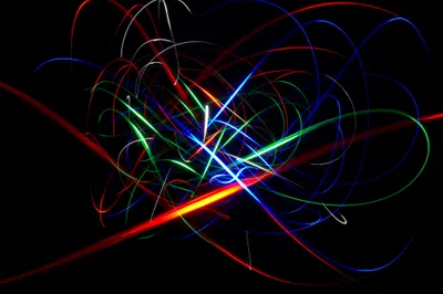Sleek Abstract Wallpaper Abstract Wallpaper 4K 2048x1365 Abstract, Hd, Pc, Desktop, Wallpaper, Featuring, Vibrant, Colorful, Light, Trails, Black, Creating, Blue, Brown, Ultrawide, Full HD
