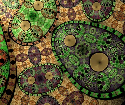 Crisp Abstract Wallpaper Abstract Wallpaper 4K 1920x1615 Abstract, Artistic, Design, Featuring, Intricate, Circular, And, Oval, Shapes, Green, Brown, Purple, Orange, Square, Full HD
