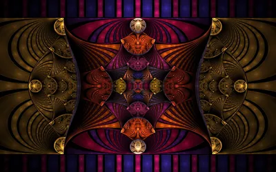 Abstract Fractal Design Abstract Wallpaper 4K 1920x1200 Abstract, Fractal, Design, In, Vibrant, Colors, With, Intricate, Patterns, Symmetrical, Shapes, Crafted, Brown, Ultrawide, Full HD