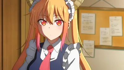 Anime Miss Kobayashi Fantasy Wallpaper 4K 1920x1080 Anime, Miss, Kobayashi's, Dragon, Maid, Tohru, Kobayashi, 039, Desktop, White, Orange, Ultrawide, Full HD