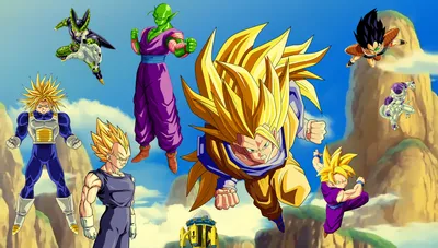 Goku Super Saiyan Gohan Vegeta Fantasy Wallpaper 4K 1920x1091 Hd, Desktop, Wallpaper, Featuring, Goku, As, Super, Saiyan, Gohan, Vegeta, Trunks, Frieza, White, Pink, Ultrawide, Full HD
