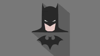 Serene Minimalist Wallpaper Minimal Wallpaper 4K 3840x2160 Minimalist, Grey, Batman, Illustration, From, Dc, Comics, Featuring, Sharp, Lines, Shadows, Designed, White, Ultrawide, 4k