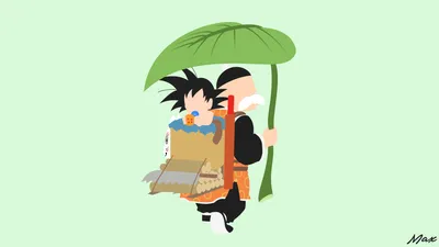 Minimalist Grandpa Gohan Carrying Minimal Wallpaper 4K 1920x1080 Minimalist, Hd, Desktop, Wallpaper, Featuring, Grandpa, Gohan, Carrying, Young, Goku, Under, Large, White, Gray, Black, Ultrawide, Full HD