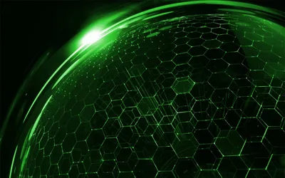 Vivid Abstract Wallpaper Abstract Wallpaper 4K 1920x1200 3d, Abstract, Pattern, Of, Glowing, Green, Hexagons, Forming, Spherical, Shape, Against, Dark, White, Brown, Ultrawide, Full HD