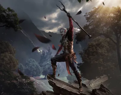 Fierce Character Video Games Wallpaper 4K 1920x1500 Hd, Pc, Desktop, Wallpaper, Featuring, A, Fierce, Character, Video, Game, Elder, Scrolls, Gray, Square, Full HD