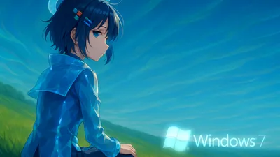 Misty Anime Wallpaper Abstract Wallpaper 4K 1920x1080 Anime-style, Os-tan, Character, Inspired, By, Aero, Glass, Design, Set, Against, Vibrant, Blue, Teal, Ultrawide, Full HD