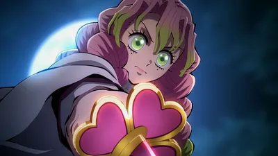 Bold Anime Wallpaper Space Wallpaper 4K 1920x1080 Hd, Anime, Desktop, Wallpaper, Featuring, A, Close-up, Of, Demon, Slayer, Kimetsu, Yaiba, Gray, Pink, Ultrawide, Full HD