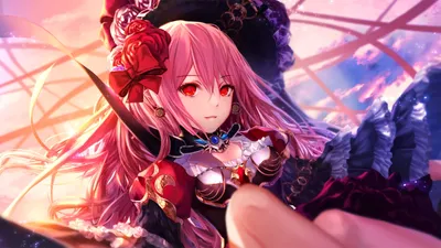Sleek Anime Wallpaper Abstract Wallpaper 4K 1920x1080 Hd, Desktop, Wallpaper, Featuring, An, Anime, Girl, With, Long, Pink, Hair, Red, White, Ultrawide, Full HD