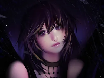 Fantasy Themed Woman Purple Fantasy Wallpaper 4K 1920x1440 A, Fantasy-themed, Hd, Wallpaper, Featuring, Woman, With, Striking, Purple, Eyes, Set, Against, Gray, Landscape, Full HD