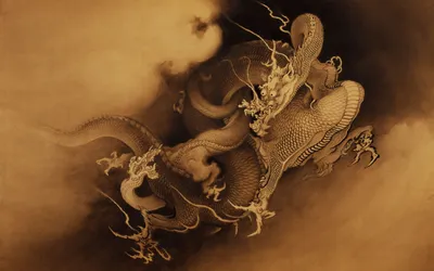 Majestic Chinese Dragon Fantasy Wallpaper 4K 2560x1600 A, Stunning, Hd, Wallpaper, Featuring, Majestic, Chinese, Dragon, Swirling, Through, Clouds, Embodying, Orange, Purple, Ultrawide, QHD