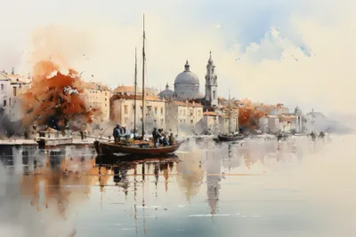 Venice Abstract Abstract Wallpaper 4K 2688x1792 Venice, View, White, Landscape, QHD