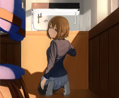 Ton Chan Yui Hirasawa Abstract Wallpaper 4K 2250x1844 Ton-chan, K-on!, Yui, Hirasawa, Anime, Hd, Desktop, Orange, Purple, White, Square, Full HD