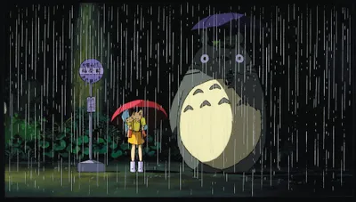 Golden Totoro Wallpaper Abstract Wallpaper 4K 2000x1137 Hd, Wallpaper, Featuring, Totoro, Mei, Kusakabe, And, Satsuki, Neighbor, Standing, Rain, Umbrellas, White, Ultrawide, Full HD