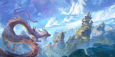 Fantasy Majestic Dragon Nature Wallpaper 4K 2640x1320 Fantasy, Hd, Desktop, Wallpaper, Featuring, A, Majestic, Dragon, Soaring, Through, Clouds, Towering, White, Ultrawide, QHD