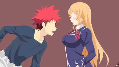 Calm Minimalist Wallpaper Minimal Wallpaper 4K 4418x2485 Minimalist, 4k, Ultra, Hd, Anime, Wallpaper, Featuring, Erina, Nakiri, Yukihira, Food, Wars, Brown, Pink, Ultrawide