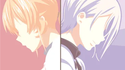 Radiant Minimalist Wallpaper Minimal Wallpaper 4K 1921x1080 Minimalist, Hd, Anime, Wallpaper, Featuring, Side, Profiles, Of, Alice, Nakiri, Erina, Food, White, Pink, Ultrawide, Full HD