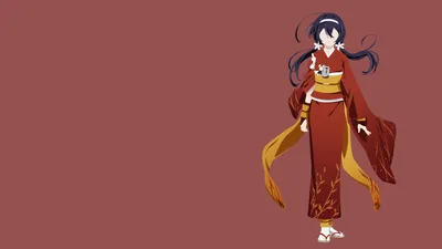 Minimalist Anime Izumi Bungou Minimal Wallpaper 4K 1920x1080 Minimalist, Anime, Hd, Wallpaper, Featuring, Kyōka, Izumi, From, Bungou, Stray, Dogs, Traditional, Brown, Ultrawide, Full HD
