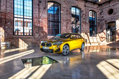 Yellow Suv Sunlit Industrial Cars Wallpaper 4K 3000x2000 Yellow, Bmw, X2, Suv, In, A, Sunlit, Industrial, Loft, Glossy, Reflections, Polished, White, Landscape, QHD
