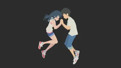 Minimalist Anime Hodaka Morishima Minimal Wallpaper 4K 4098x2304 Minimalist, 4k, Ultra, Hd, Anime, Wallpaper, Featuring, Hodaka, Morishima, Hina, Amano, Weathering, White, Ultrawide