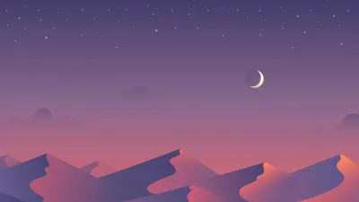 Minimalist Moon Star Space Wallpaper 4K 5120x2880 Minimalist, Moon, Star, Sky, Artistic, Mountain, Hd, Desktop, Brown, Gray, Ultrawide, 4k
