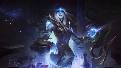 Epic Ashe Wallpaper Games Wallpaper 4K 1920x1080 Hd, Pc, Desktop, Wallpaper, Featuring, Ashe, From, League, Legends, Depicted, Glowing, Blue, White, Brown, Ultrawide, Full HD