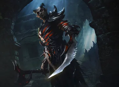 Moody Video Wallpaper Black/Dark Wallpaper 4K 1920x1410 Video, Game, Hd, Pc, Desktop, Wallpaper, And, Background, Elder, Scrolls, Legends, Horned, Gray, Brown, Landscape, Full HD