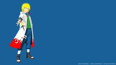 Minimalist Anime Blonde Minato Namikaze Minimal Wallpaper 4K 8000x4500 Minimalist, 8k, Ultra, Hd, Anime, Wallpaper, Featuring, Blonde, Minato, Namikaze, Naruto, Against, Blue, Ultrawide, 4k