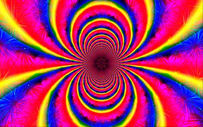 Bold Vibrant Wallpaper Abstract Wallpaper 4K 1920x1200 Vibrant, Psychedelic, Kaleidoscope, Design, With, Swirling, Rainbow, Colors, Abstract, Pattern, Creating, Dynamic, Red, Ultrawide, Full HD