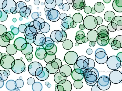 Misty Abstract Wallpaper Abstract Wallpaper 4K 1600x1200 An, Abstract, Hd, Wallpaper, Featuring, A, Playful, Arrangement, Multicolored, Bubbles, Shades, Blue, White, Landscape