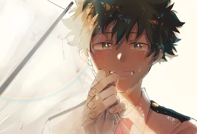 Anime Izuku Midoriya Hero Academia Abstract Wallpaper 4K 1920x1304 Hd, Anime, Desktop, Wallpaper, Featuring, Izuku, Midoriya, From, Hero, Academia, Soft, Light, White, Landscape, Full HD