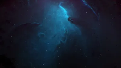 Bright Vivid Wallpaper Space Wallpaper 4K 3840x2160 A, Vivid, 4k, Ultra, Hd, Sci‑fi, Desktop, Wallpaper, Featuring, Glowing, Blue, Nebula, Brown, Ultrawide