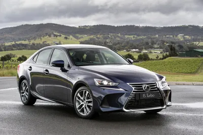 Sleek Lexus Sedan Wet Nature Wallpaper 4K 3000x2000 Sleek, Lexus, Is, Sedan, Parked, On, Wet, Pavement, Green, Hills, Cloudy, Sky, White, Gray, Landscape, QHD
