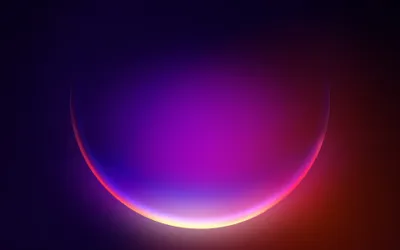 Epic Windows Wallpaper Abstract Wallpaper 4K 3840x2400 Windows, 11–style, Abstract, Glowing, Bubble, Crescent, In, Neon, Style, Purple, Pink, Orange, Brown, Ultrawide, 4k