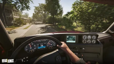 Crisp Kings Wallpaper Games Wallpaper 4K 4096x2304 Road, Kings), Video, Game, 4k, Ultra, Hd, Pc, Desktop, First-person, Truck, Cockpit, White, Ultrawide