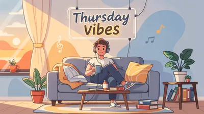Dreamy Thursday Wallpaper Technology Wallpaper 4K 4608x2592 4k, Ultra, Hd, Pc, Desktop, Wallpaper, Thursday, Vibes, Person, Lounging, Sofa, Coffee, White, Gray, Ultrawide