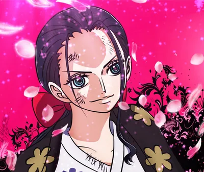 Sleek Anime Wallpaper Abstract Wallpaper 4K 3000x2531 Hd, Anime, Desktop, Wallpaper, Featuring, Nico, Robin, From, One, Piece, Vibrant, Pink, Red, Black, Square, QHD