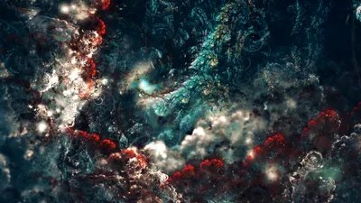 Radiant Smoke Wallpaper Abstract Wallpaper 4K 2400x1350 Smoke, Abstract, Fractal, Hd, Desktop, Wallpaper, Background, Gray, Ultrawide, Full HD