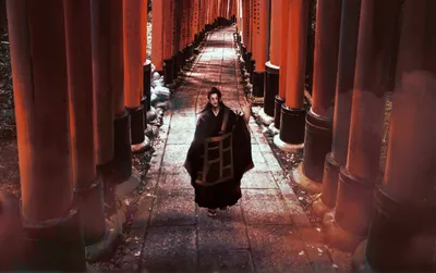 Serene Suguru Wallpaper Abstract Wallpaper 4K 2375x1488 Hd, Pc, Desktop, Wallpaper, Featuring, Suguru, Geto, From, Anime, Jujutsu, Kaisen, Walking, Red, Brown, Ultrawide, Full HD