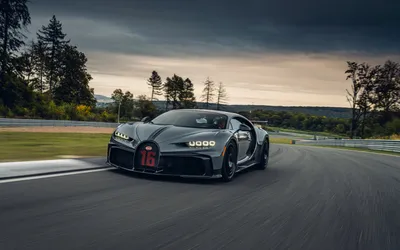 Radiant Sleek Wallpaper Cars Wallpaper 4K 6144x3840 A, Sleek, Bugatti, Chiron, Pur, Sport, Supercar, Speeds, Along, Track, Captured, Stunning, Gray, White, Ultrawide, 4k