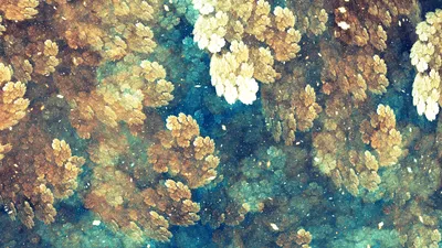 Moody Abstract Wallpaper Abstract Wallpaper 4K 1920x1080 Hd, Pc, Desktop, Wallpaper, Featuring, An, Abstract, Fractal, Design, Yellow, Teal, Hues, Gray, Ultrawide, Full HD