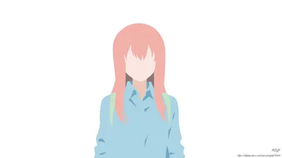 Minimalist Anime Shouko Nishimiya Brown Minimal Wallpaper 4K 7680x4320 Minimalist, Anime-style, 8k, Ultra, Hd, Desktop, Wallpaper, Featuring, Shouko, Nishimiya, Brown, Hair, White, Pink, Ultrawide, 4k