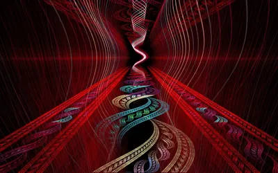 Crisp Abstract Wallpaper Abstract Wallpaper 4K 2560x1600 Abstract, Artistic, Hd, Pc, Desktop, Wallpaper, Featuring, Vibrant, Twisting, Ribbons, Dynamic, Red, Brown, Ultrawide, QHD