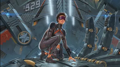 Sci Futuristic Woman Sleek Space Wallpaper 4K 2000x1125 Hd, Sci‑fi, Pc, Desktop, Wallpaper, Featuring, A, Futuristic, Woman, Sleek, Suit, Visor, White, Gray, Brown, Ultrawide, Full HD
