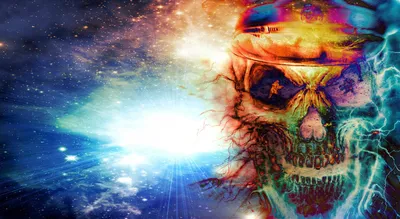 Golden Vibrant Wallpaper Abstract Wallpaper 4K 1920x1053 A, Vibrant, Hd, Desktop, Wallpaper:, Featuring, Dark, Colorful, Skull, Set, Against, Cosmic, White, Ultrawide, Full HD