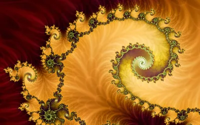 Sleek Abstract Wallpaper Abstract Wallpaper 4K 1920x1200 Abstract, Fractal, Design, In, Warm, Gold, And, Deep, Red, Tones, Showcasing, Intricate, Orange, Ultrawide, Full HD