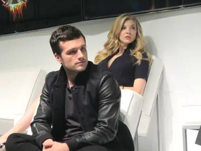 Hunger Games Mockingjay Games Wallpaper 4K 3648x2736 The, Hunger, Games, Mockingjay, Part, 1, Press, Conference, New, York, White, Landscape, QHD